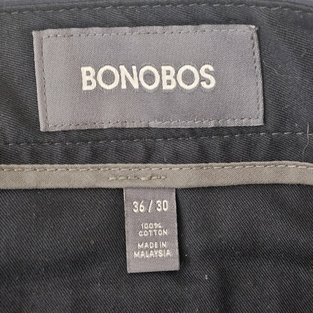 Bonobos Pants Mens 36x30 Navy Blue Chino Straight Leg Cotton Casual Business - Picture 8 of 11